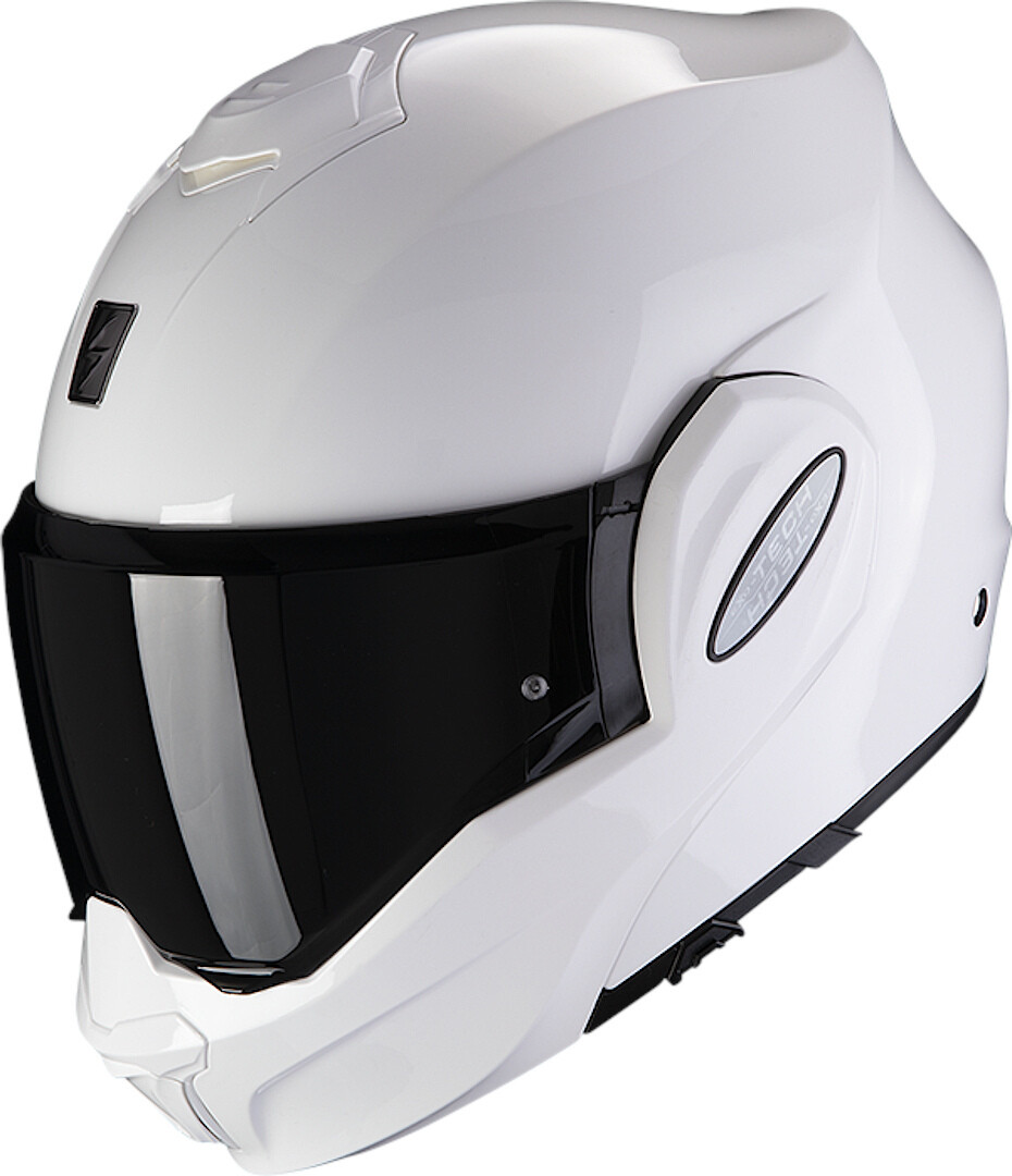

Шлем Scorpion Exo-Tech Evo Solid с логотипом, белый
