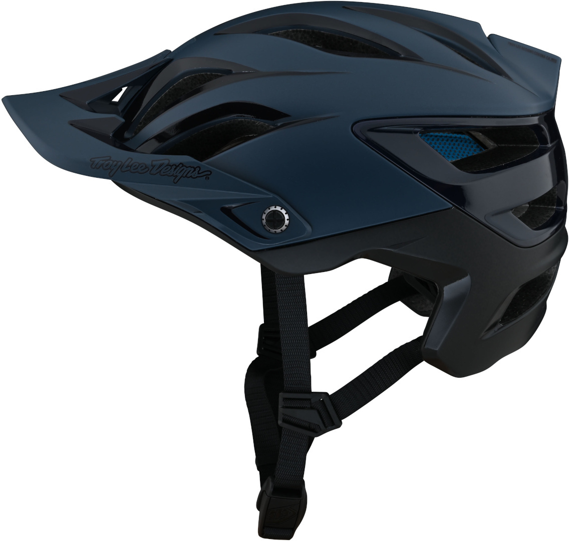 шлем troy lee designs a3 uno mips велосипедный синий черный Шлем Troy Lee Designs A3 Uno MIPS велосипедный, синий/черный