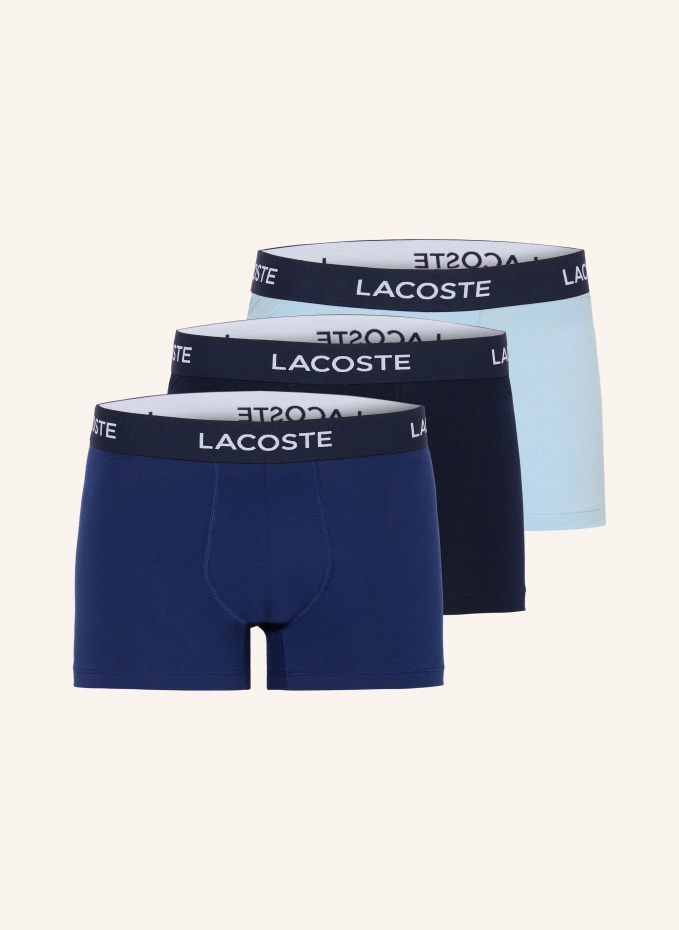 

Комплект из 3 боксеров Lacoste, синий