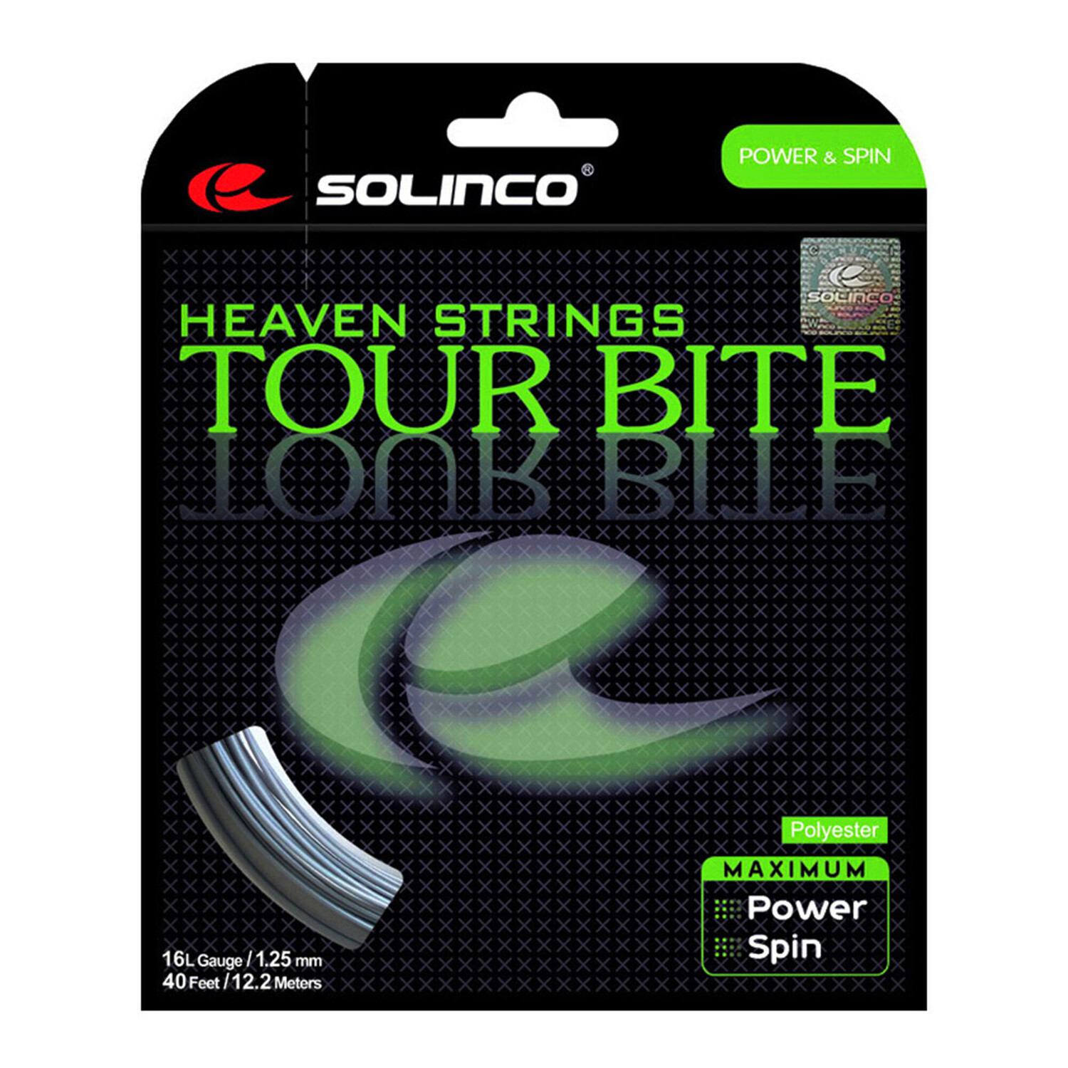 

Теннисная струна Solinco Tour Bite монофибра 1,25 мм 12 м серая