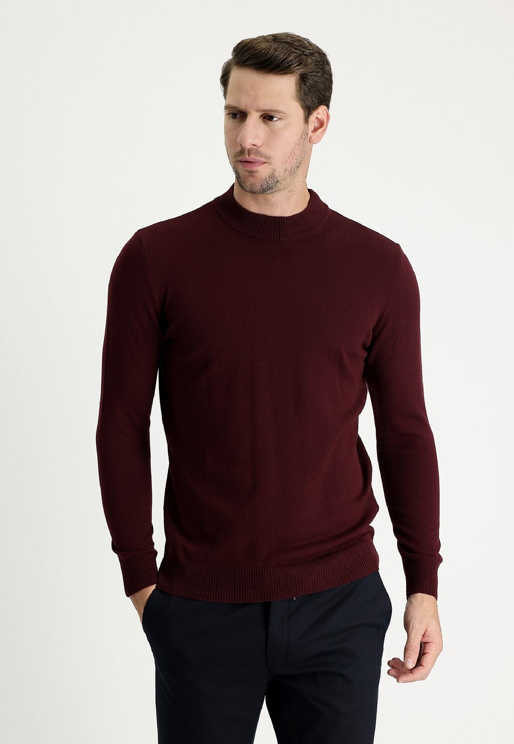 

Вязаный свитер STEHKRAGEN REGULAR FIT Kigili, цвет Dark Burgundy