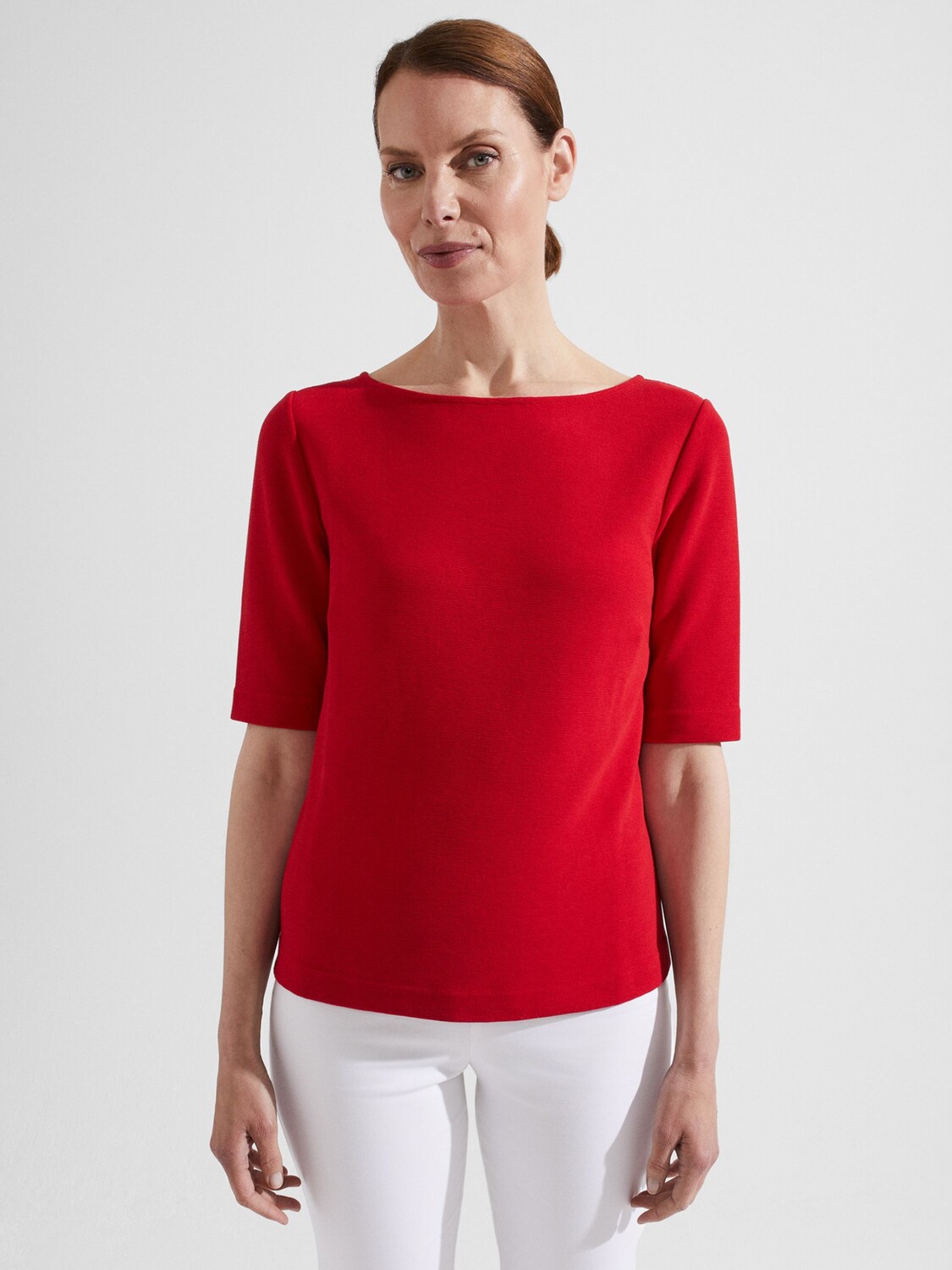 

Топ Hobbs Nyla с вырезом-лодочкой, Current Red