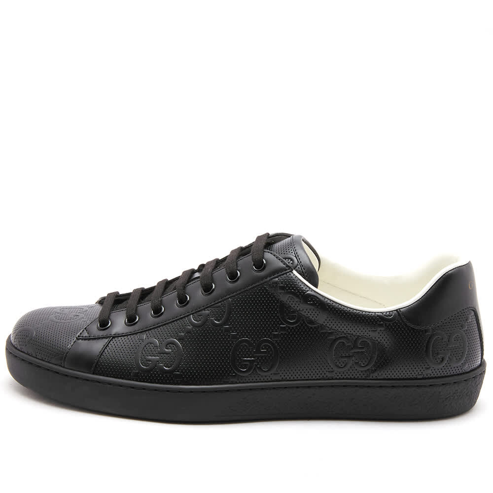 Кроссовки Gucci GG Embossed New Ace Sneaker кроссовки gucci ace gg embossed white белый