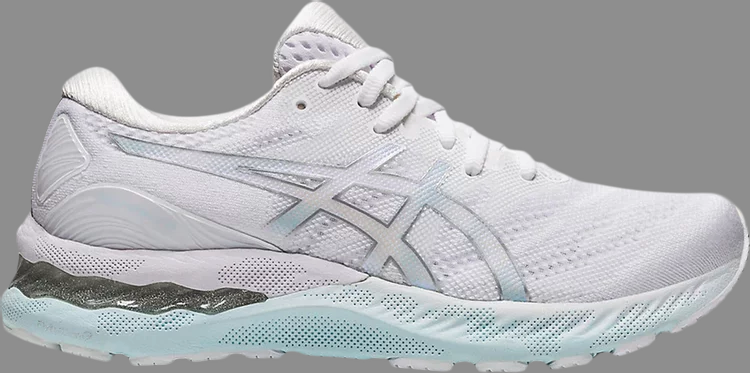 Кроссовки wmns gel nimbus 23 'white pure silver' Asics, белый - фото