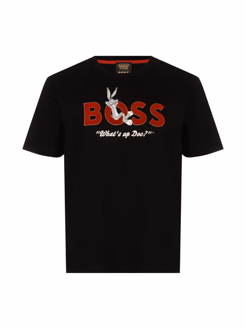

Хлопковая футболка с логотипом Hugo Boss