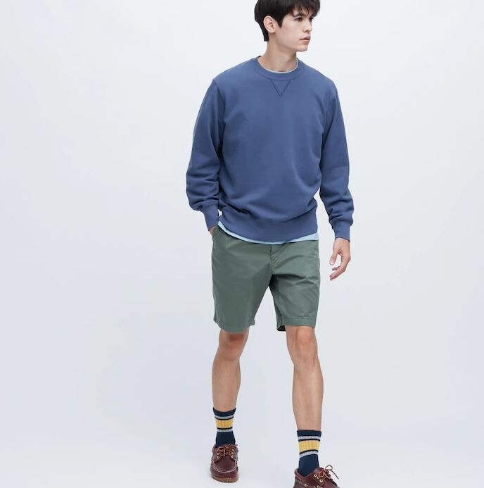 

Свитшот Uniqlo Cotton, синий
