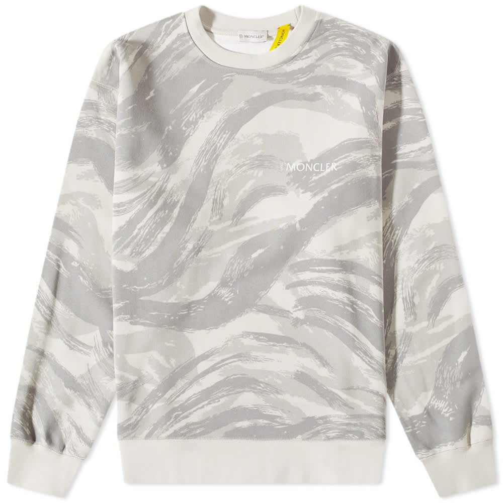 

Толстовка Moncler Genius x HYKE Camo Print Sweat, Серый