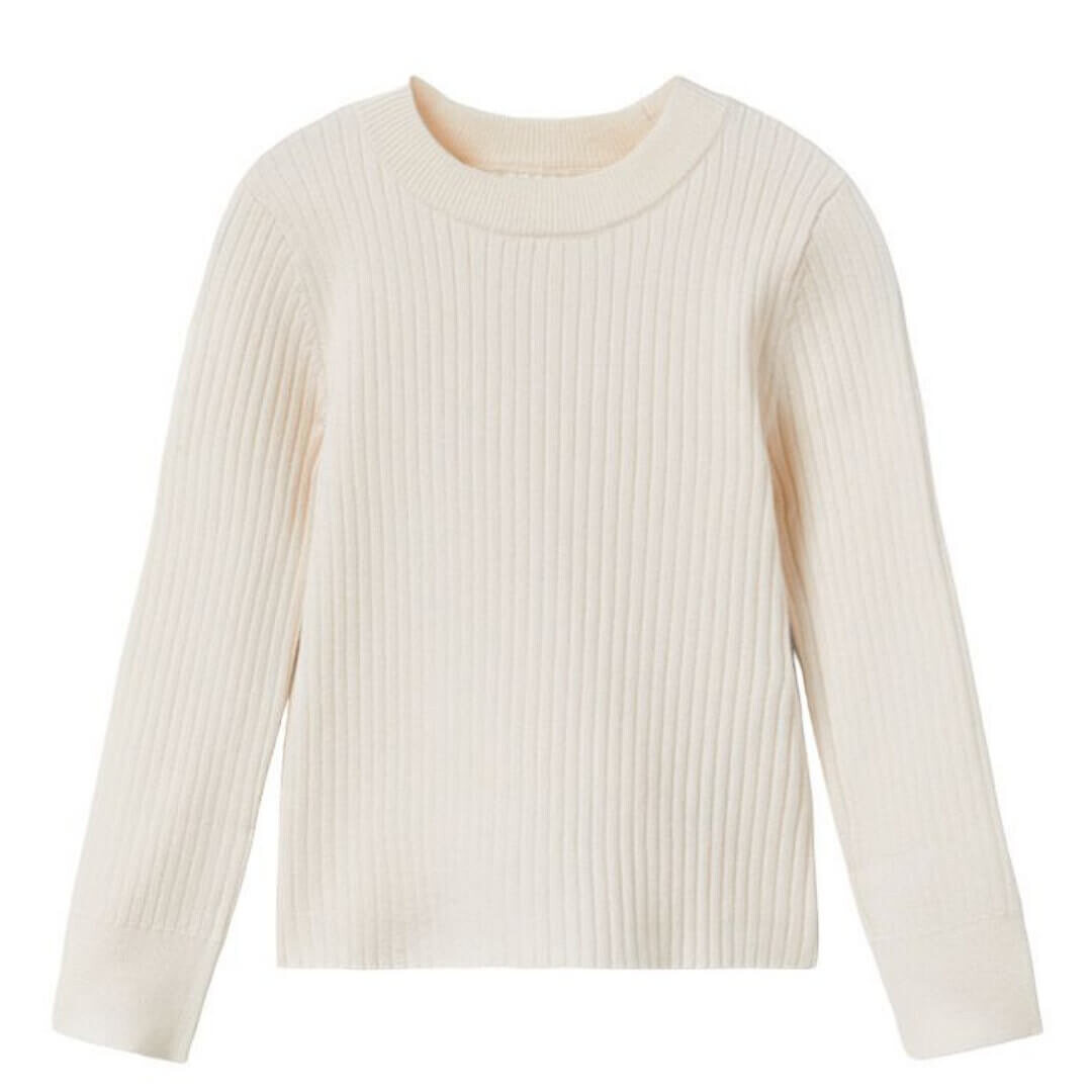 Свитер Zara Kids Ribbed Knit, экрю