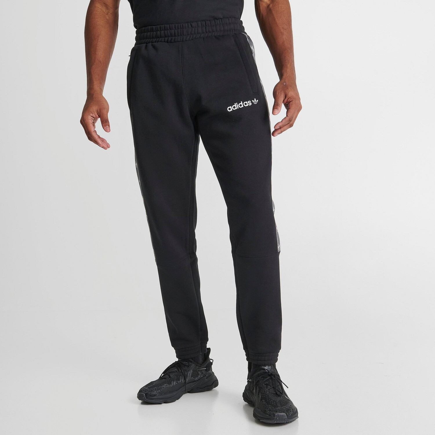 Adidas originals store tape fleece joggers