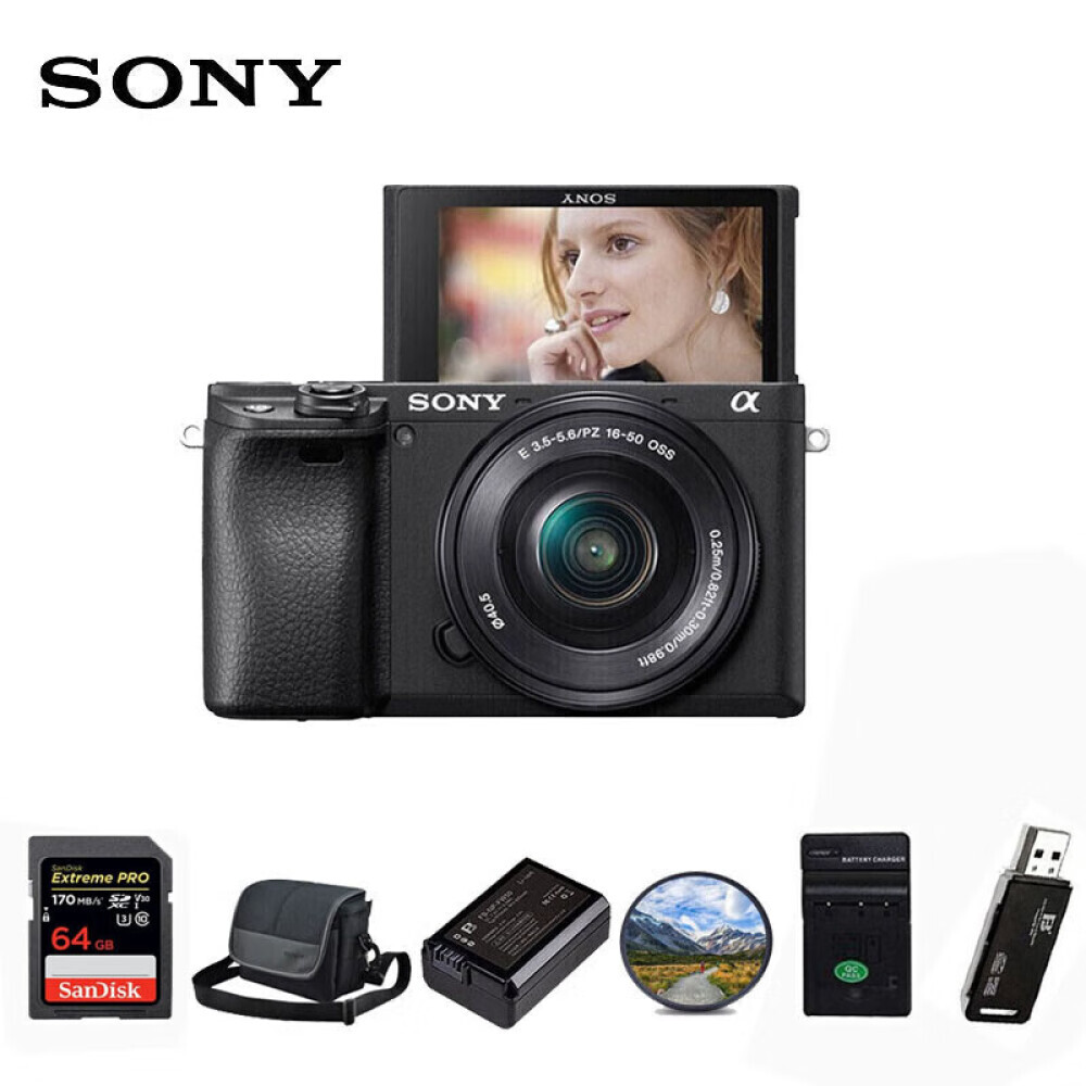 

Фотоаппарат Sony Alpha 6400 APS-C с картой памяти 64G