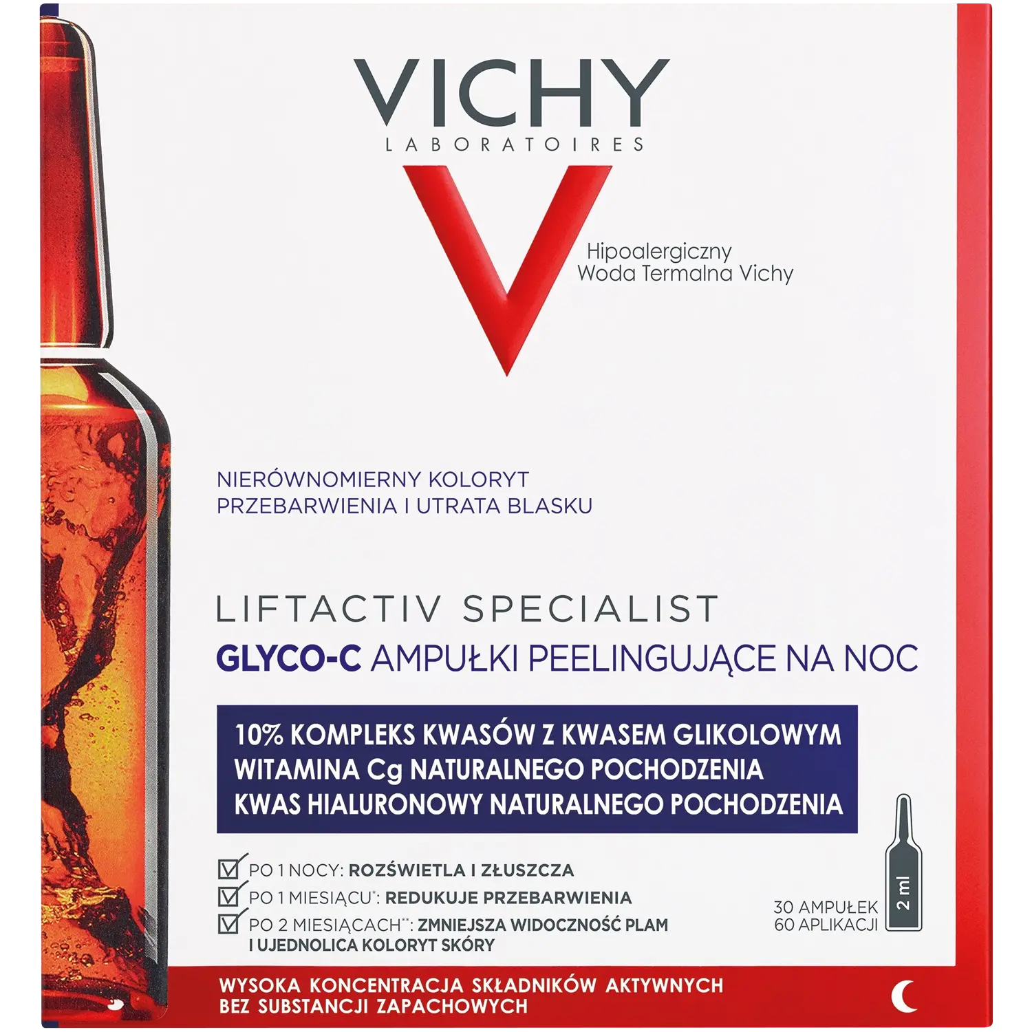 

Vichy Liftactiv Specialist Glyco-C антивозрастное средство в ампулах для лица, 30x2 мл/1 упаковка