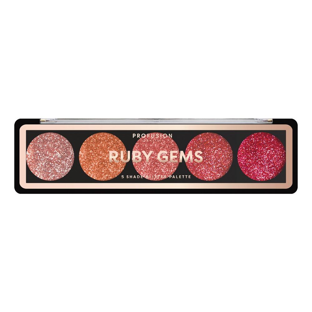 Profusion Ruby Gems Eyeshadow Palette палетка из 5 теней для век profusion meadow 10 shade palette