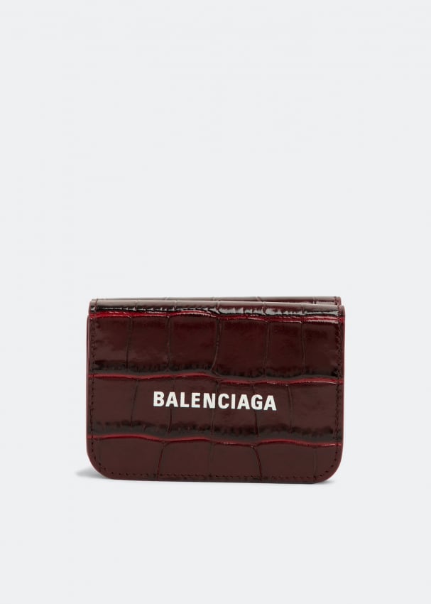 цена Кошелек BALENCIAGA Cash mini wallet, красный