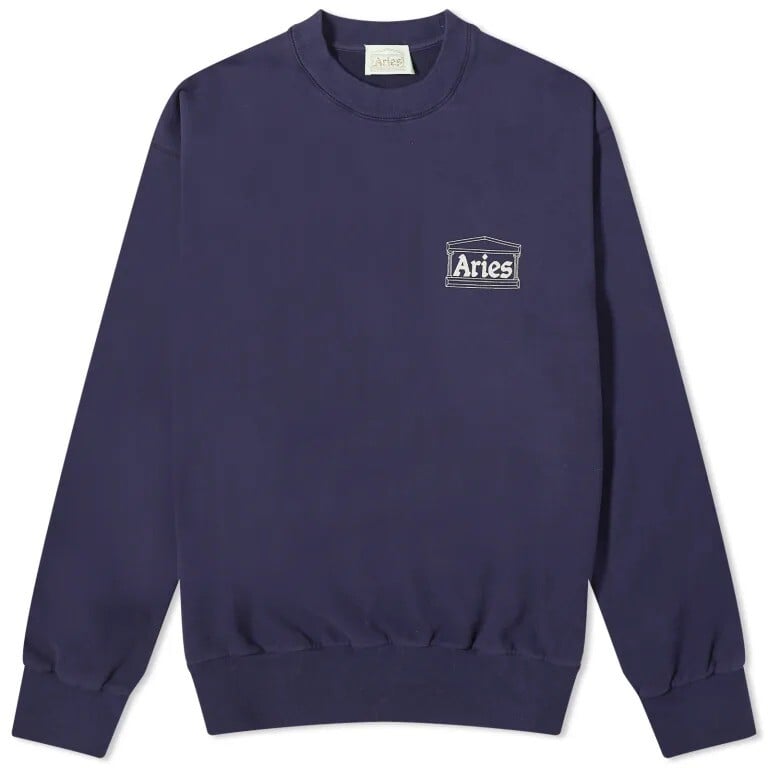 

Свитшот Aries Mini Temple Crew Neck, темно-синий