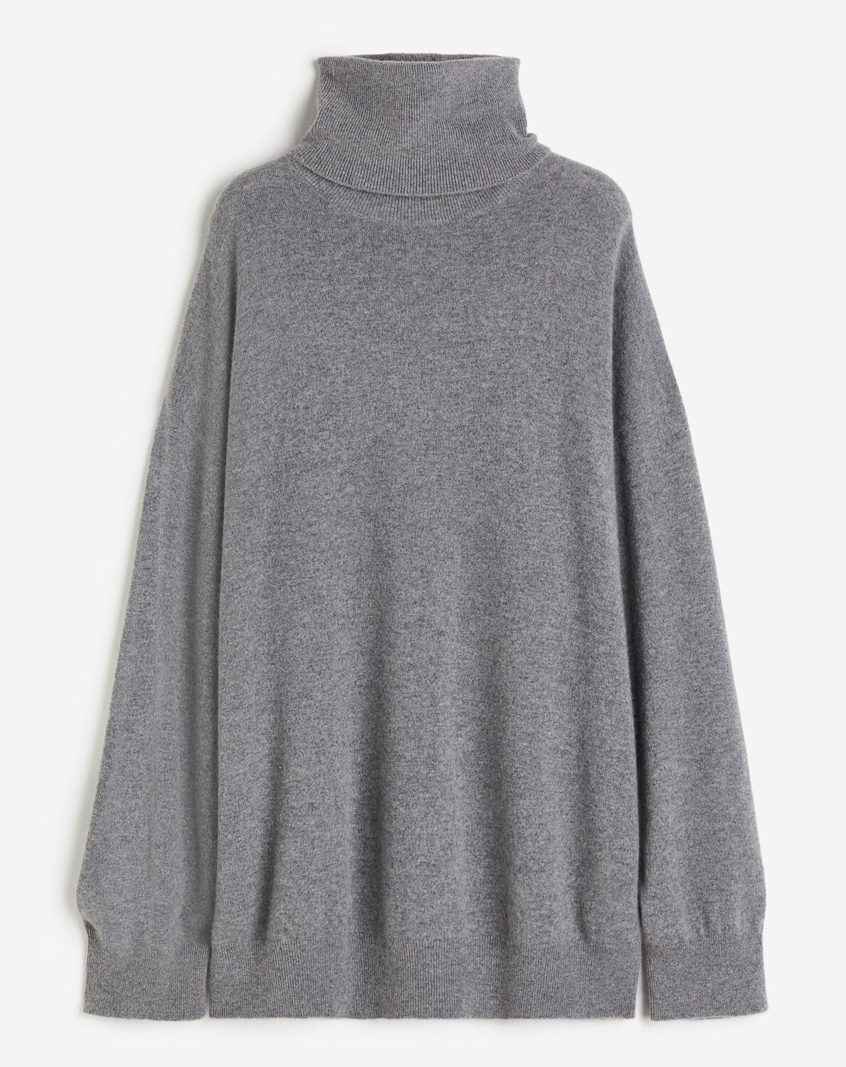 

Свитер H&M Cashmere Turtleneck, серый