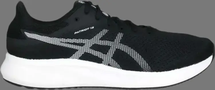

Кроссовки patriot 13 2e wide 'black white' Asics, черный