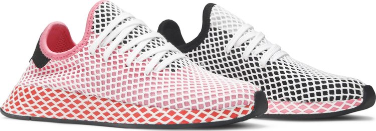 Adidas deerupt cheap noir et rose