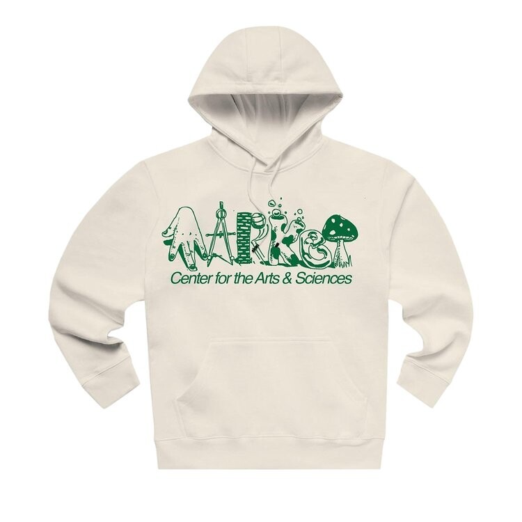 

Худи Market Smiley Arts & Sciences Hoodie 'Ecru', белый