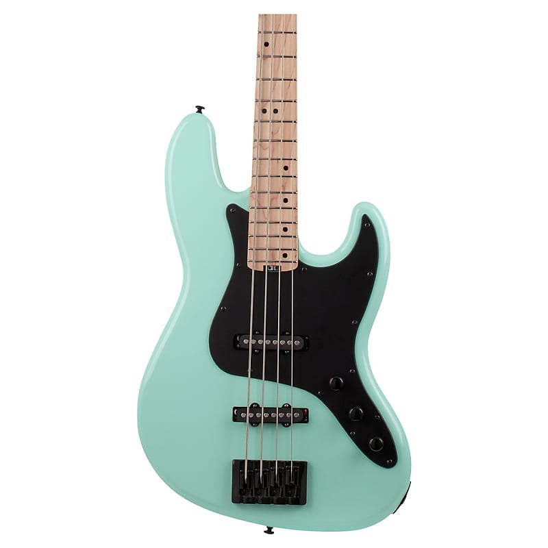 цена Бас-гитара Schecter J-4 с кленовой накладкой на гриф, зеленая морская пена 2910
