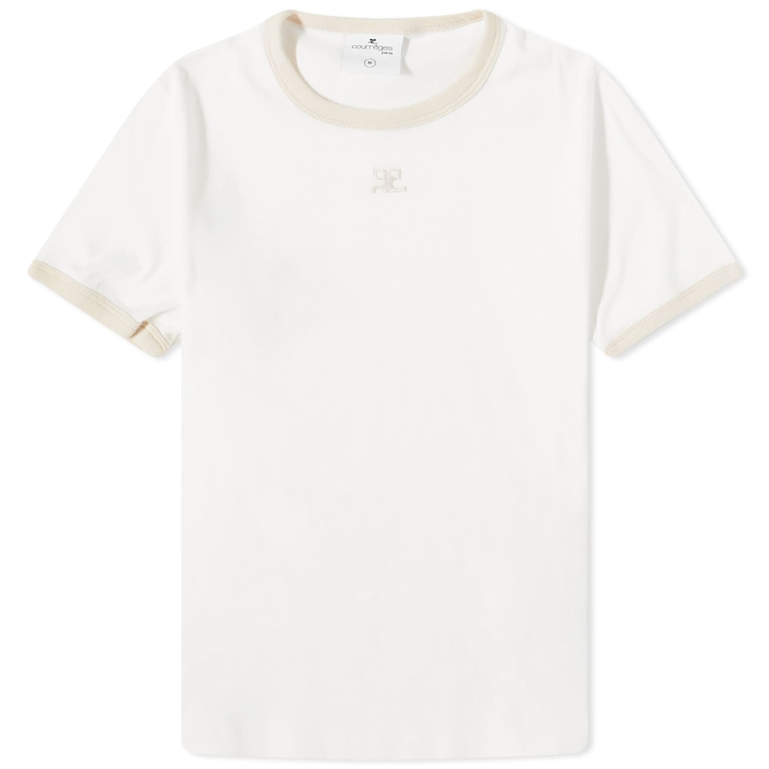 

Футболка Courreges Contrast, белый