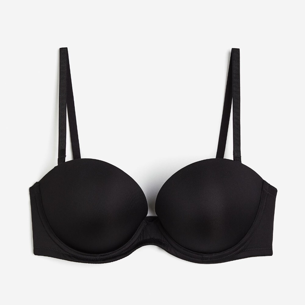 

Бюстгальтер H&M Strapless Super Push-up, черный