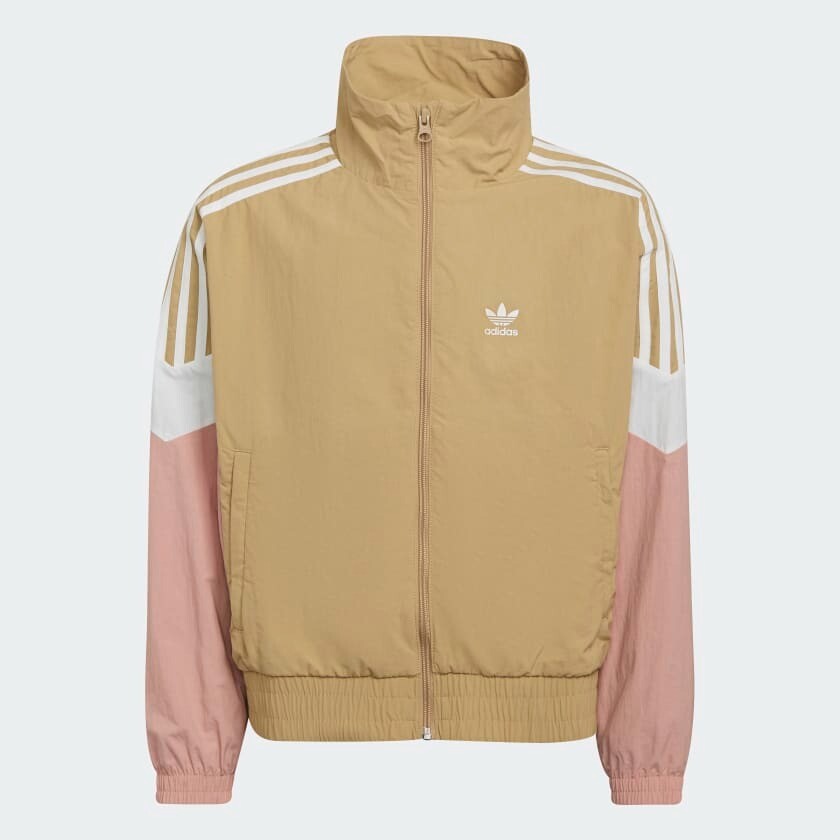 

Спортивная куртка Adidas Originals Woven, бежевый/мультиколор