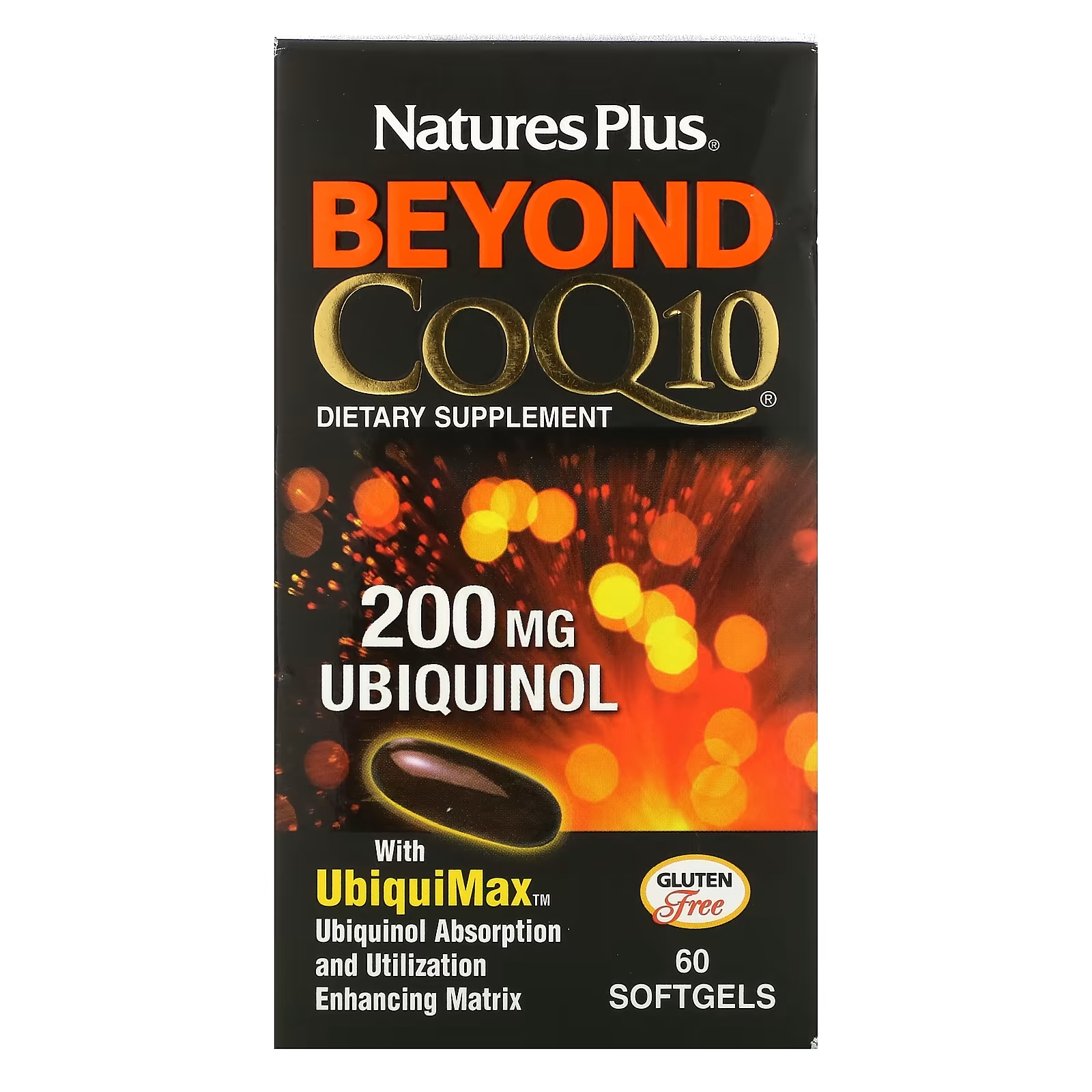 NaturesPlus Beyond CoQ10 коэнзим Q10, 60 капсул - фото