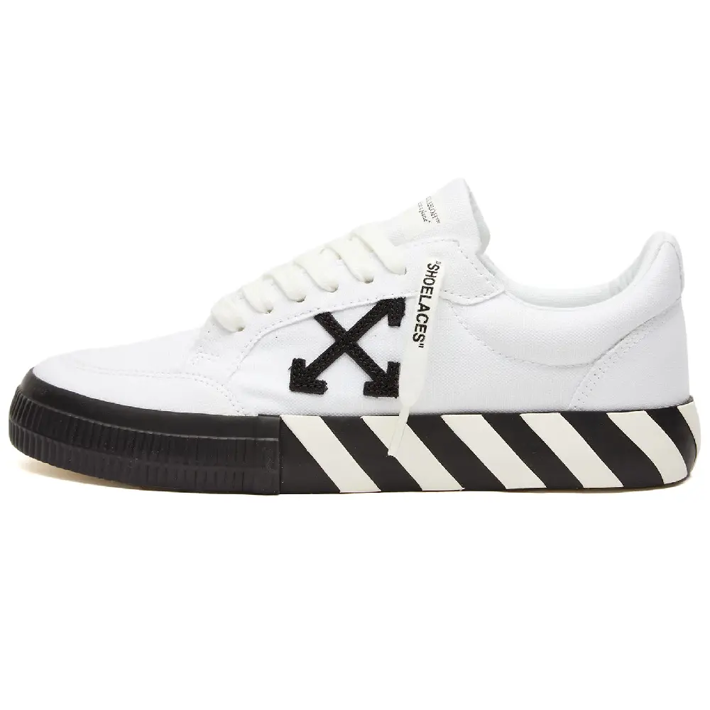 Кеды Off-white Low Vulcanized Canvas, белый/черный кеды женские termit flat canvas бежевый