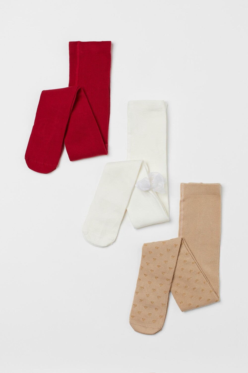 

3 пары колготок H&M Hurts, красный