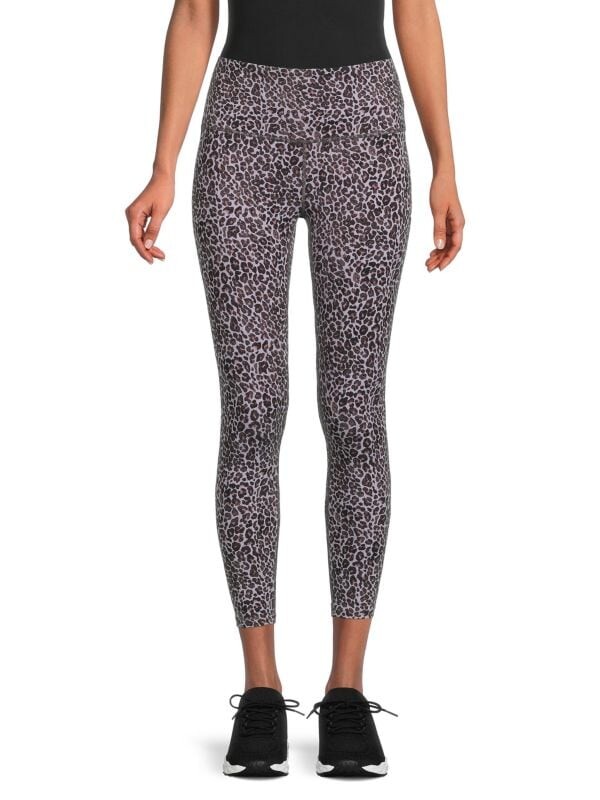 

Леггинсы с высокой посадкой и животным принтом Varley Brushed leopard