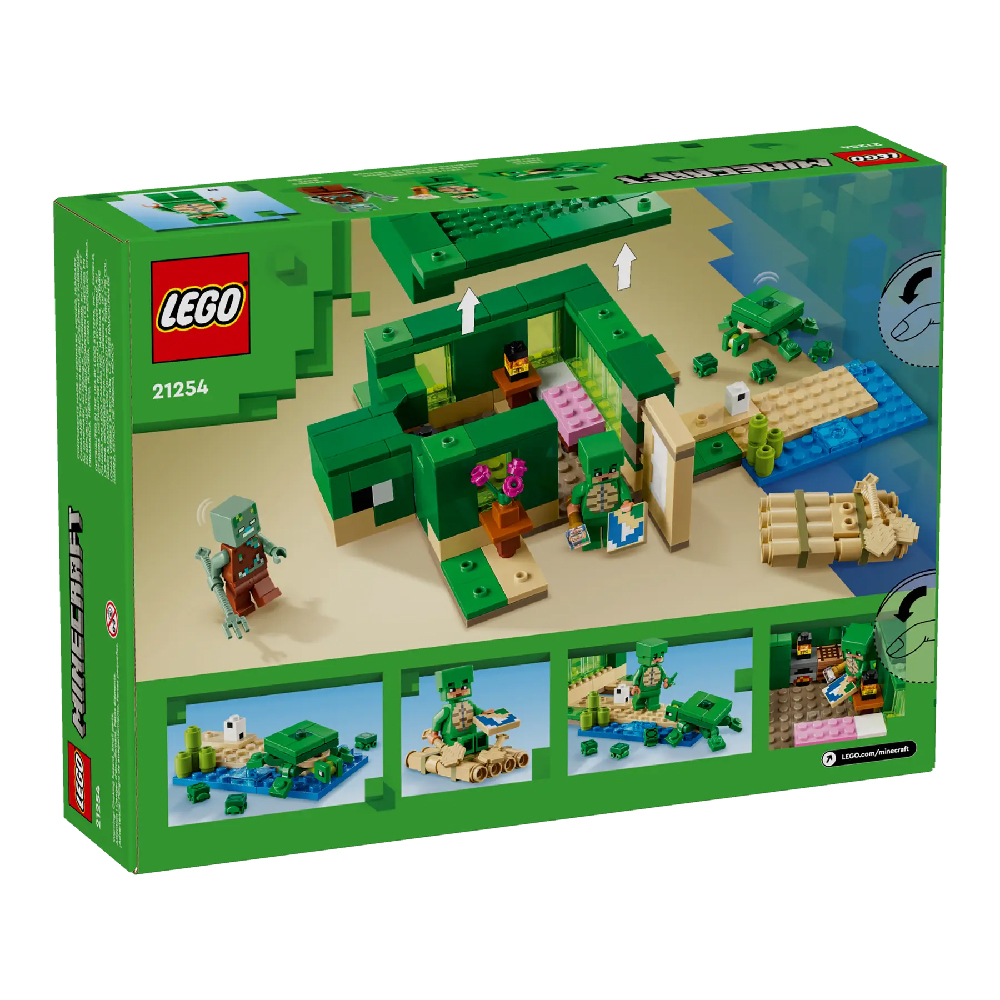 Конструктор Lego The Turtle Beach House 21254, 234 детали lego minecraft 21254 the turtle beach house 234 дет