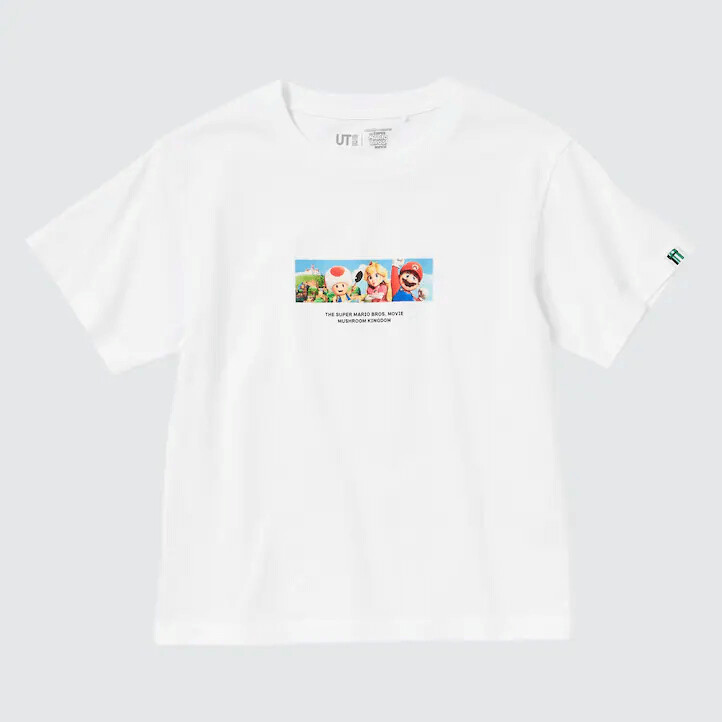 

Футболка Uniqlo UT Super Mario Bros. Movie, белый