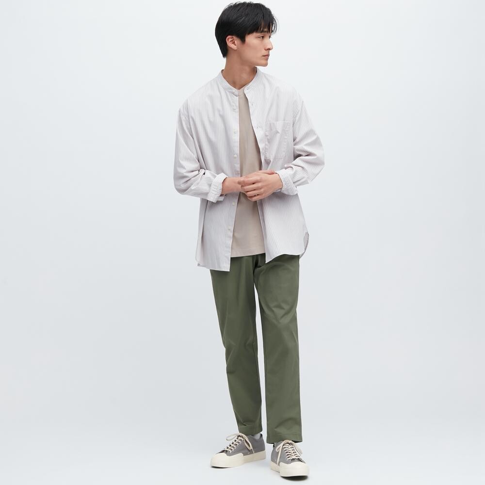 

Эластичные укороченные брюки унисекс Uniqlo, зеленый