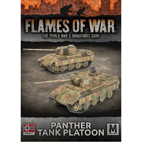 Фигурки Flames Of War: Panther Tank Platoon