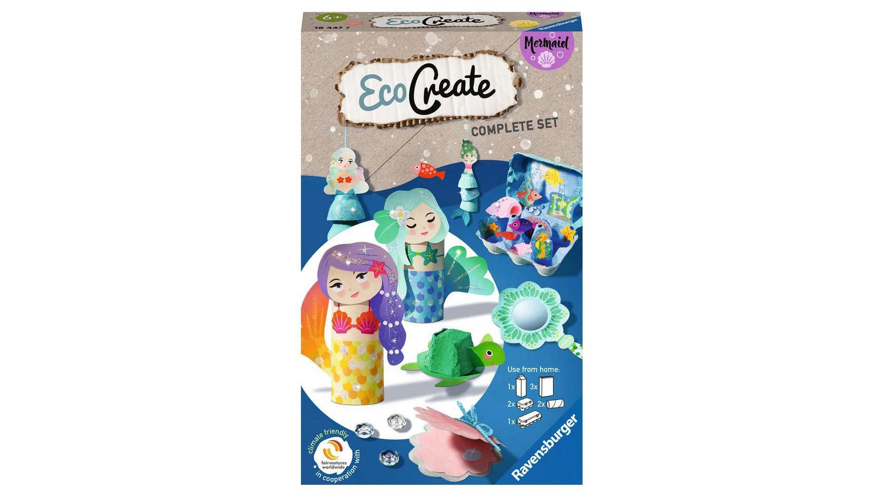 Ecocreate сверкай с русалкой набор для поделок своими руками для детей от 6 лет и старше Ravensburger Beschäftigung