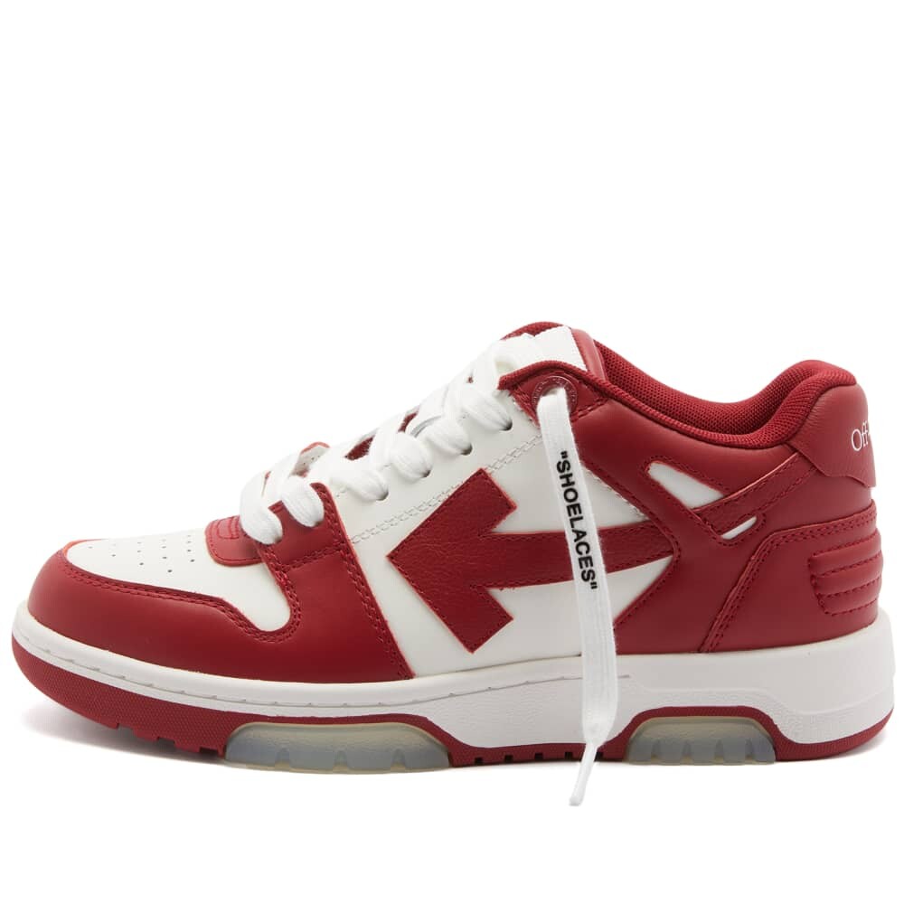 

Off-White кроссовки Out Of Office из телячьей кожи, красный