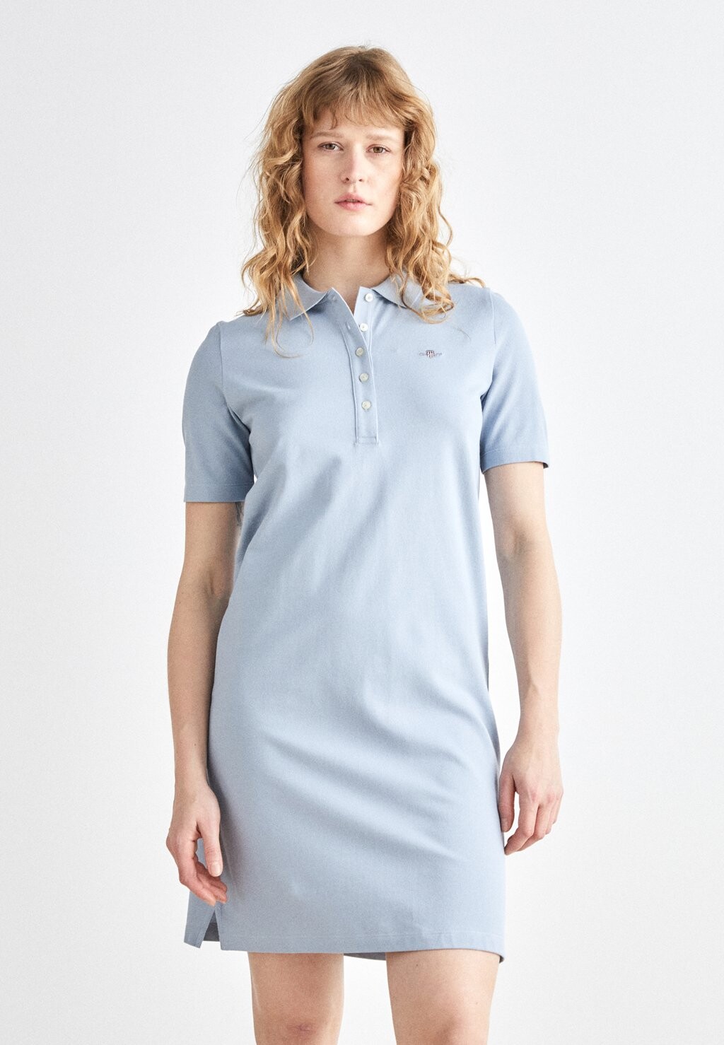 

Дневное платье Shield Dress GANT, голубовато-голубой