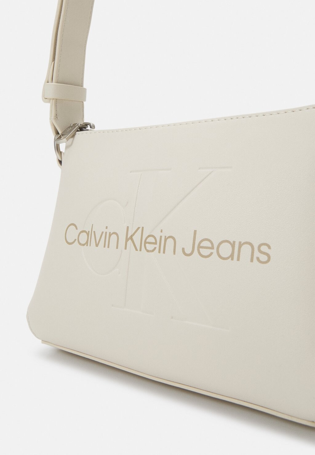 

Сумка через плечо Sculpted Camera Pouch Mono Calvin Klein, кремовый