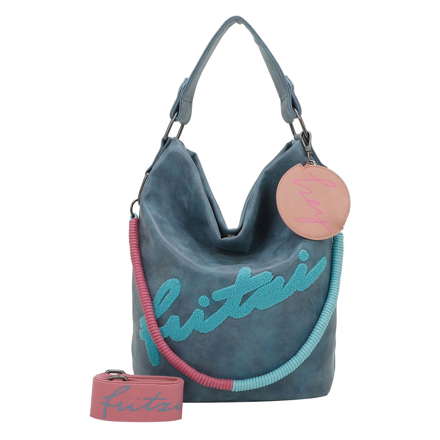 

Сумка через плечо Fritzi aus Preußen Olga Limited Flocked 27 cm, цвет blue shell