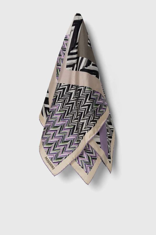 Шелковый шарф Missoni, фиолетовый