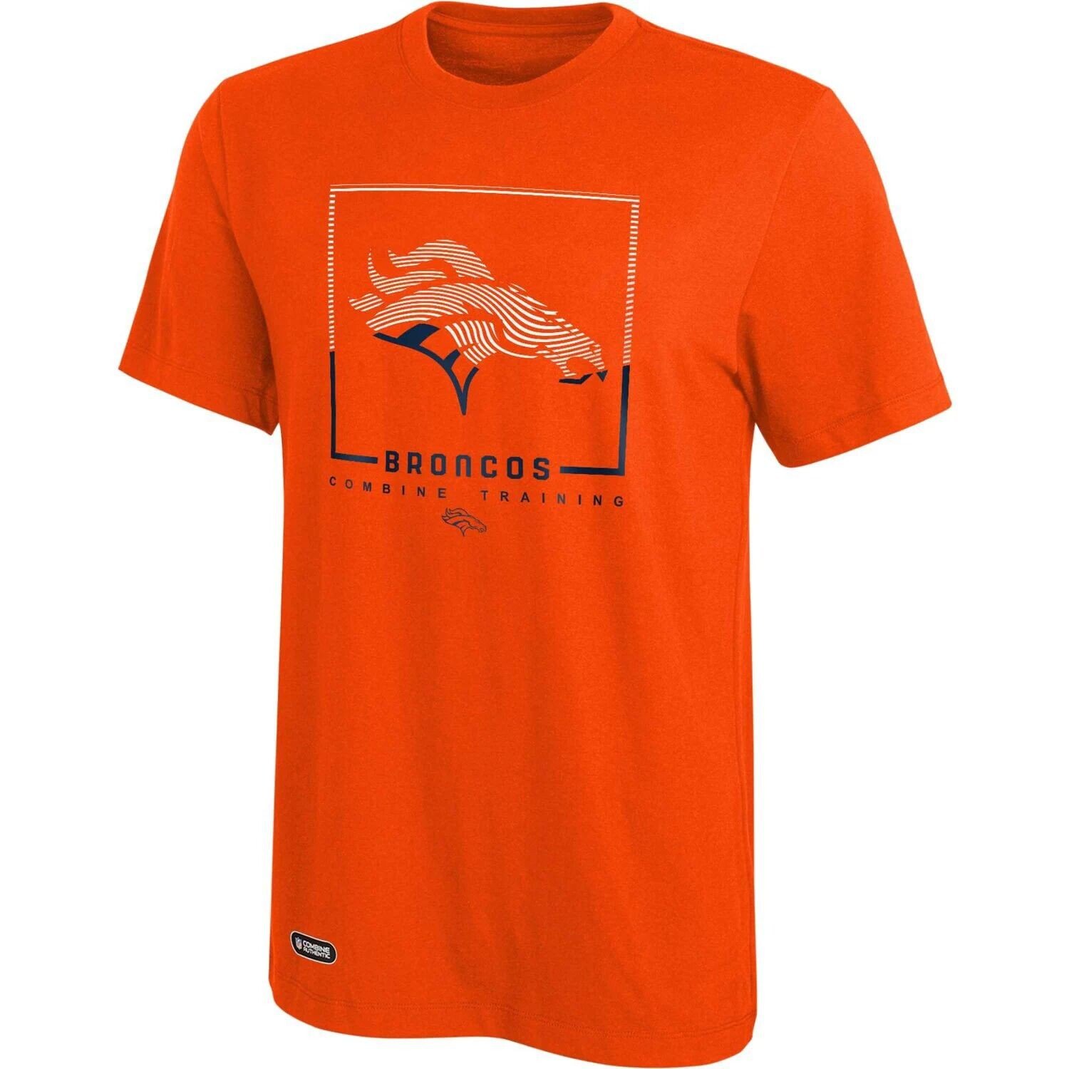 

Мужская оранжевая футболка-клатч Denver Broncos Joint Authentic Outerstuff, Оранжевый