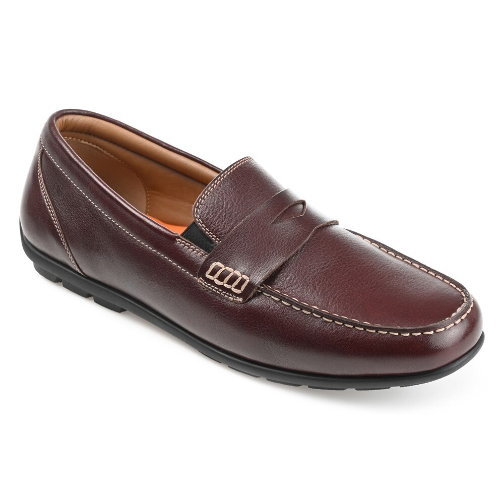 

Мужские пенни лоферы Woodrow Thomas & Vine, цвет wine leather