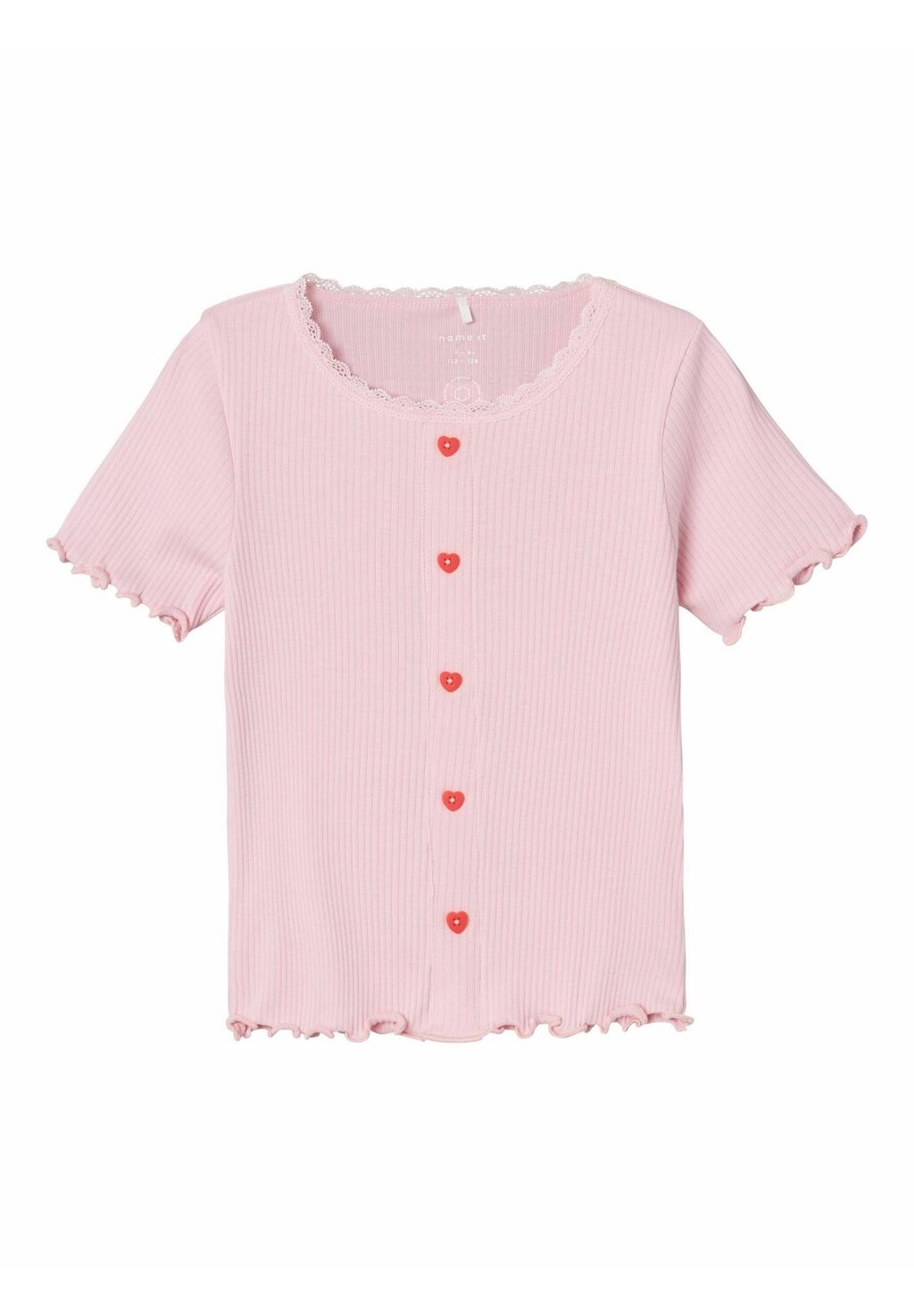 

Футболка базовая SLIM FIT Name it, цвет parfait pink