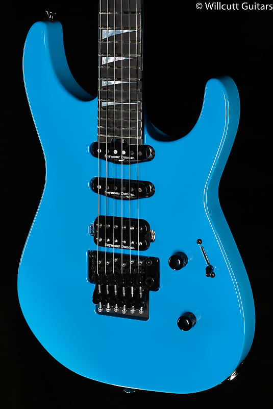 цена Jackson American Series Soloist SL3 Ebony Fingerboard Riviera Blue (404)