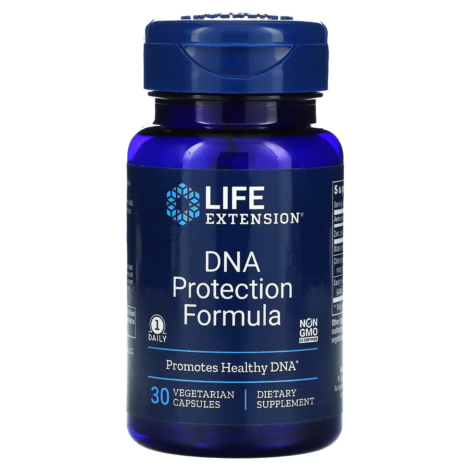 Life Extension, формула защиты ДНК, 30 растительных капсул life extension формула защиты днк 30 растительных капсул