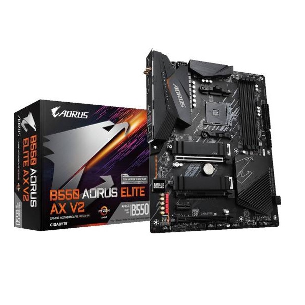 Материнская плата GIGABYTE B550 AORUS Elite AX V2 - фото