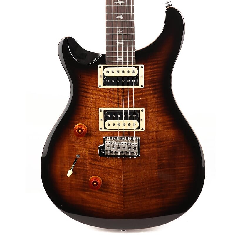 

PRS SE Custom 24, левша, черное золото, солнечные лучи SE Custom 24 Left-Handed