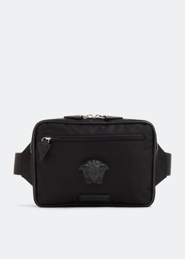 

Ремень VERSACE La Medusa nylon belt bag, черный