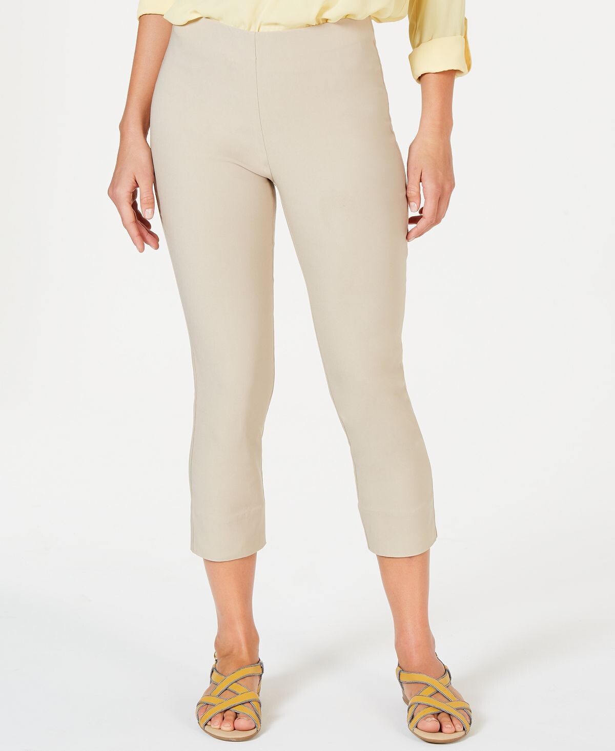

Брюки-капри petite pull-on, созданные для macy's Charter Club, мульти