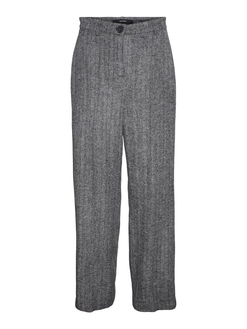 

Свободные плиссированные брюки Vero Moda Lizzie, темно-серый